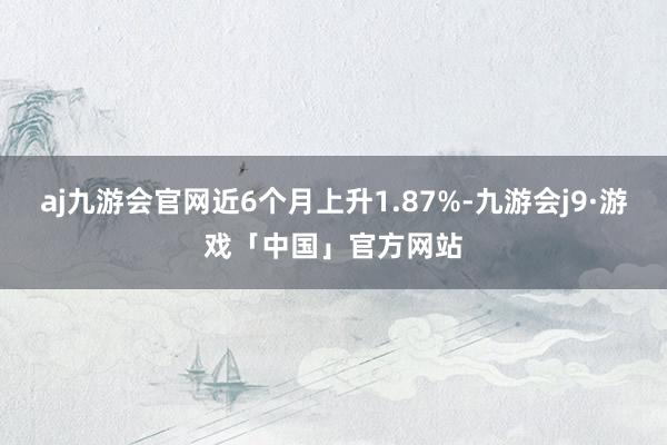 aj九游会官网近6个月上升1.87%-九游会j9·游戏「中国」官方网站