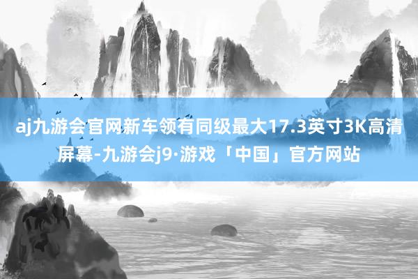 aj九游会官网新车领有同级最大17.3英寸3K高清屏幕-九游会j9·游戏「中国」官方网站