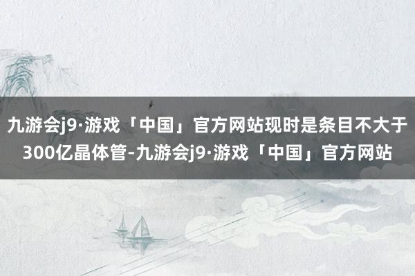 九游会j9·游戏「中国」官方网站现时是条目不大于300亿晶体管-九游会j9·游戏「中国」官方网站