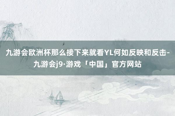 九游会欧洲杯那么接下来就看YL何如反映和反击-九游会j9·游戏「中国」官方网站